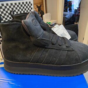 adidas Campus 00s Winter Mid Black Suede Boots Shoes Mens Sz 10 JR3737 NEW